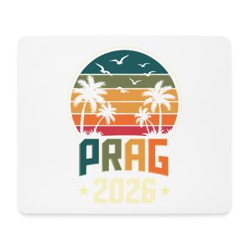 Prag 2026 - Mousepad (Querformat) - Weiß - Vorne