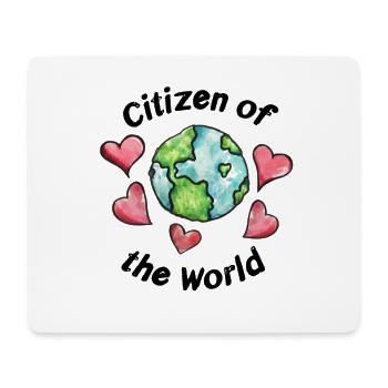 Citizen of the World - Mouse Pad (horizontal) - white - Front