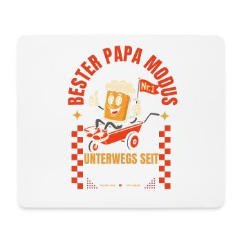 Bester Papa Bier Personalisiert Vatertagsgeschenk - Mousepad (Querformat) - Weiß - Vorne