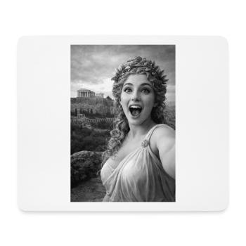 Aphrodite Selfie Porträt - Mousepad (Querformat) - Weiß - Vorne