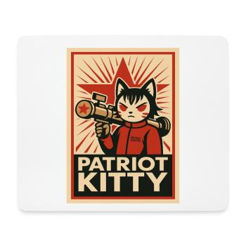 Patriot Kitty Rocket Art - Mouse Pad (horizontal) - white - Front