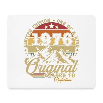 Original 1976 jahrgang geburtstagsgeschenk - Mousepad (Querformat) - Weiß - Vorne