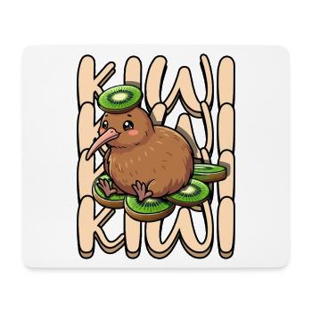 Kiwi Bird Kiwi Fruit Cute Kiwi New Zealand - Mouse Pad (horizontal) - white - Front
