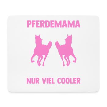 Reiten Mama Mutter Pferdeliebhaber Reiterhof Pferd - Mousepad (Querformat) - Weiß - Vorne
