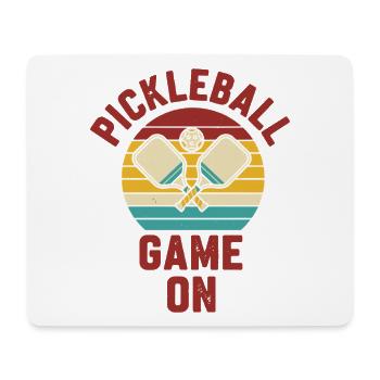 Jeu de pickleball sur les amateurs de pickleball pour les joueurs drôles - Tapis de souris (format paysage) - blanc - Devant