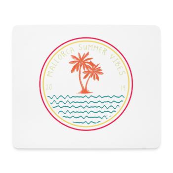 Mallorca Summer vipe Paradise Urlaub Trip Vibes - Mousepad (Querformat) - Weiß - Vorne