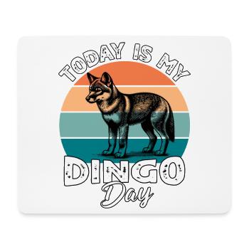Dingo chien sauvage australien - Tapis de souris (format paysage) - blanc - Devant