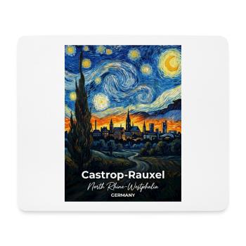 Castrop-Rauxel Germany Sternennacht  - Mousepad (Querformat) - Weiß - Vorne