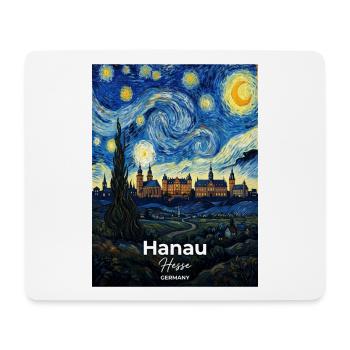 Hanau Germany Starry Night - Mouse Pad (horizontal) - white - Front