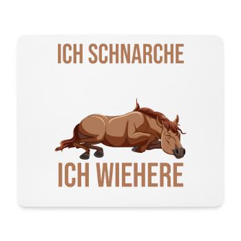 Reiten Pferdeliebhaber Reiterhof Pferde - Mousepad (Querformat) - Weiß - Vorne