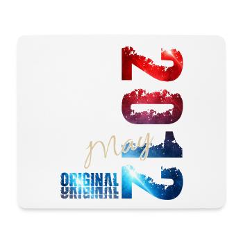 14th Birthday Gift Husband Original May 2012 - Mouse Pad (horizontal) - white - Front