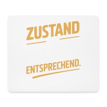 Zustand Dem Alter Entsprechend Oldtimer Geburtstag - Mousepad (Querformat) - Weiß - Vorne