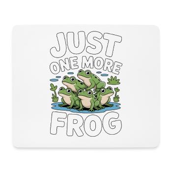 Just One More Frog Frosch Terraristik - Mousepad (Querformat) - Weiß - Vorne