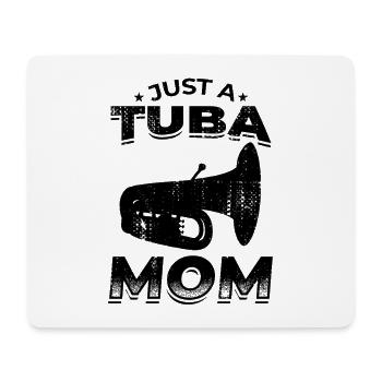 Tuba Mama - Tapis de souris (format paysage) - blanc - Devant