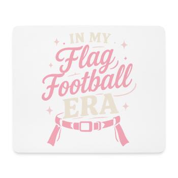 In meiner Flag-Football-Ära – Trendige Sportästhetik - Mousepad (Querformat) - Weiß - Vorne