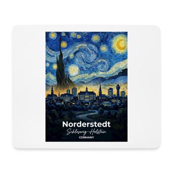 Norderstedt Germany Sternennacht Stil - Mousepad (Querformat) - Weiß - Vorne
