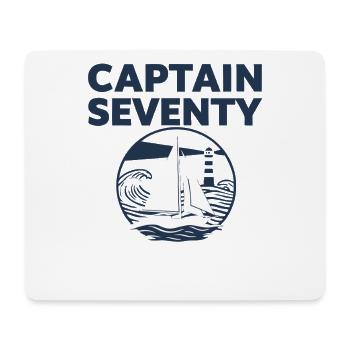 Captain 70 years of sailing - Mouse Pad (horizontal) - white - Front