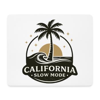 California Slow Mode - Mousepad (Querformat) - Weiß - Vorne