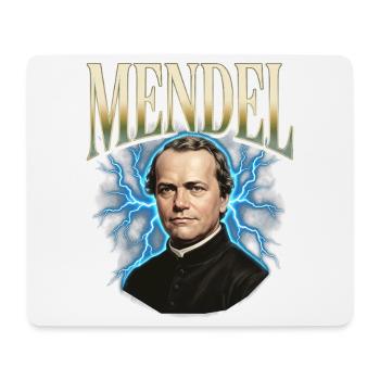 Gregor Mendel Donner - Mousepad (Querformat) - Weiß - Vorne