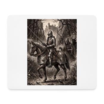 Knight Death and the Devil by Albrecht Durer - Mousepad (Querformat) - Weiß - Vorne