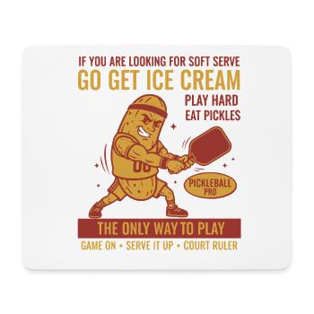 Pickleball Funny Player Pickle Ball Playing Love - Mouse Pad (horizontal) - white - Front