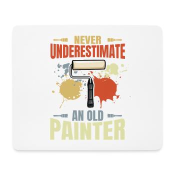 Maler Großvater - Mousepad (Querformat) - Weiß - Vorne