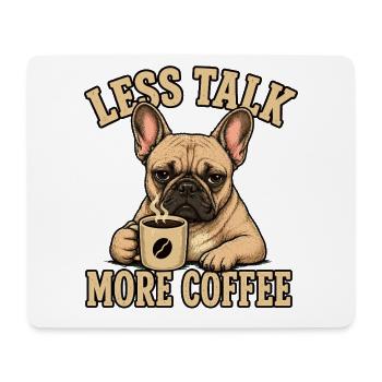 Chemise French Bulldog Coffee Inscription - Tapis de souris (format paysage) - blanc - Devant