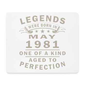 Mai 1981 - Mai 1981 - Mousepad (Querformat) - Weiß - Vorne