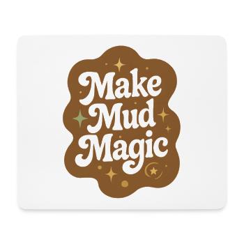 Mud Magic | Pottery Ceramics - Mouse Pad (horizontal) - white - Front