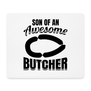 Schlachter Junge - Mousepad (Querformat) - Weiß - Vorne
