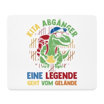 Kita Abgänger Eine Legende Verlässt Das Gelände - Mousepad (Querformat) - Weiß - Vorne