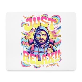 Wanderer Just Relax Mountain Adventure - Mouse Pad (horizontal) - white - Front