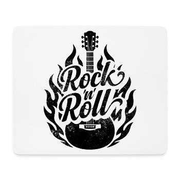 Rock and Roll - Mouse Pad (horizontal) - white - Front