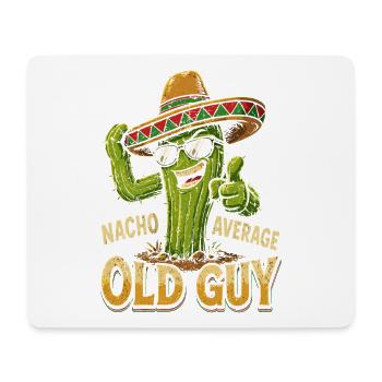 NichtDurchschnittlicher Kaktus Old Guy - Mousepad (Querformat) - Weiß - Vorne