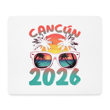 Cancun 2026 - Mousepad (Querformat) - Weiß - Vorne