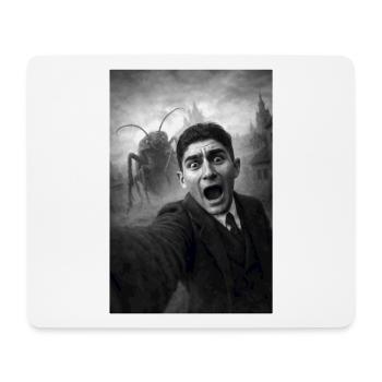 Franz Kafka Selfie Porträt - Mousepad (Querformat) - Weiß - Vorne