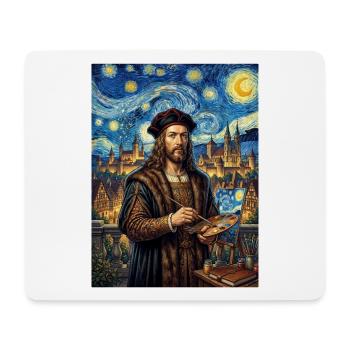 Albrecht Durer Sternennacht - Mousepad (Querformat) - Weiß - Vorne