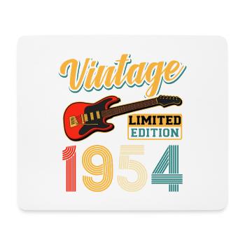 Art Vintage 1954 Guitare électrique Édition Limitée - Tapis de souris (format paysage) - blanc - Devant