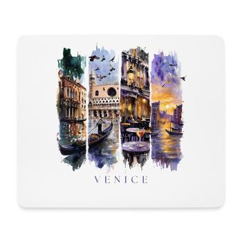 Venedig Urlaub Travel – Italien Geschenk - Mousepad (Querformat) - Weiß - Vorne