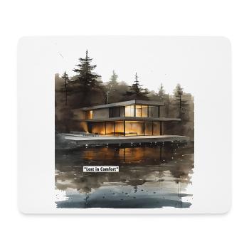 Disparus dans la maison du lac Comfort - Tapis de souris (format paysage) - blanc - Devant