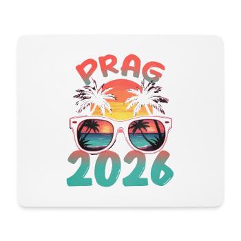 Prag 2026 - Mousepad (Querformat) - Weiß - Vorne
