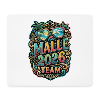 Malle 2026 Colorful Tropical - Mouse Pad (horizontal) - white - Front