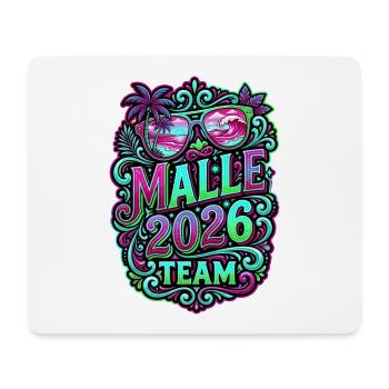 Malle 2026 Colorful Tropical - Mouse Pad (horizontal) - white - Front