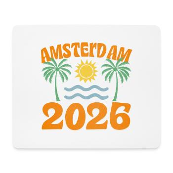 Amsterdam 2026 - Mouse Pad (horizontal) - white - Front