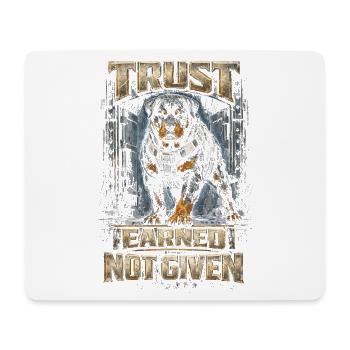 Rottweiler Dog - Mouse Pad (horizontal) - white - Front