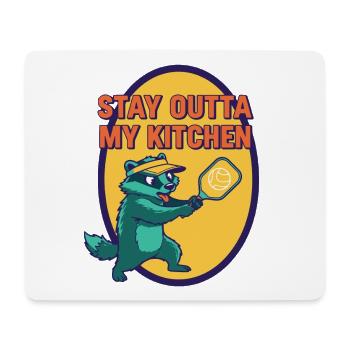 Pickleball Funny Player Stay Outta My Kitchen - Mouse Pad (horizontal) - white - Front