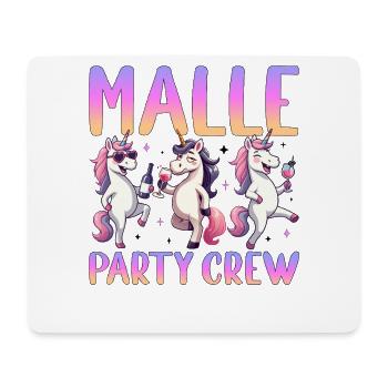 Malle Party Crew - Mousepad (Querformat) - Weiß - Vorne