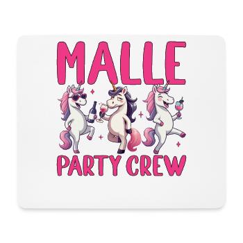 Malle Party Crew 2026 - Mouse Pad (horizontal) - white - Front