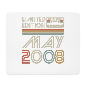 Best of May 2008 Kassette | Limited Edition - Mousepad (Querformat) - Weiß - Vorne