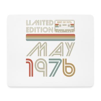 Best of May 1976 Kassette | Limited Edition - Mousepad (Querformat) - Weiß - Vorne